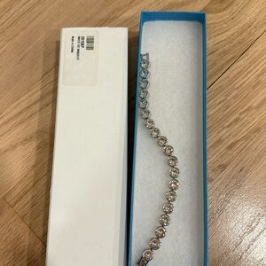 Touchstone crystal white ice bracelet new